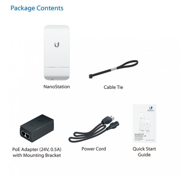 UniFi - AirMAX NanoStationM 2 GHz Station - 802.11b/g/n
