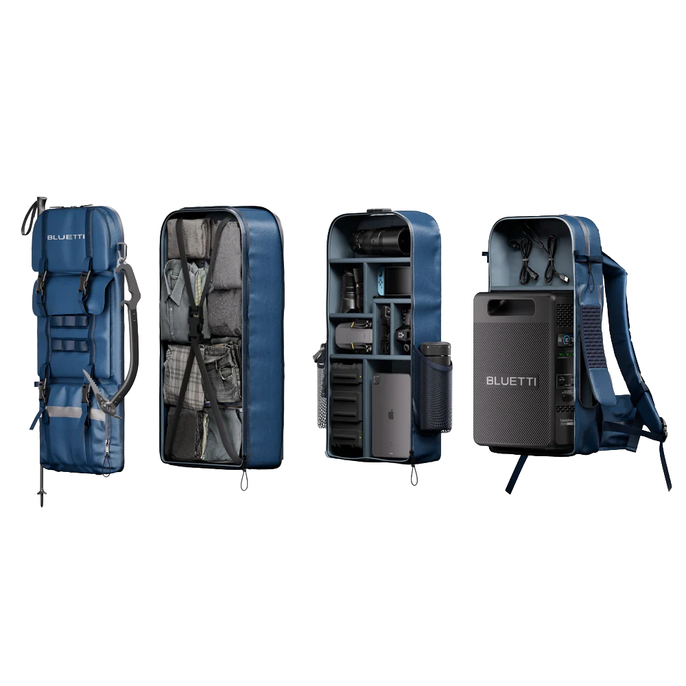 BLUETTI Handsfree 2 – 60 L Power Station Backpack – 512 Wh – 700 W