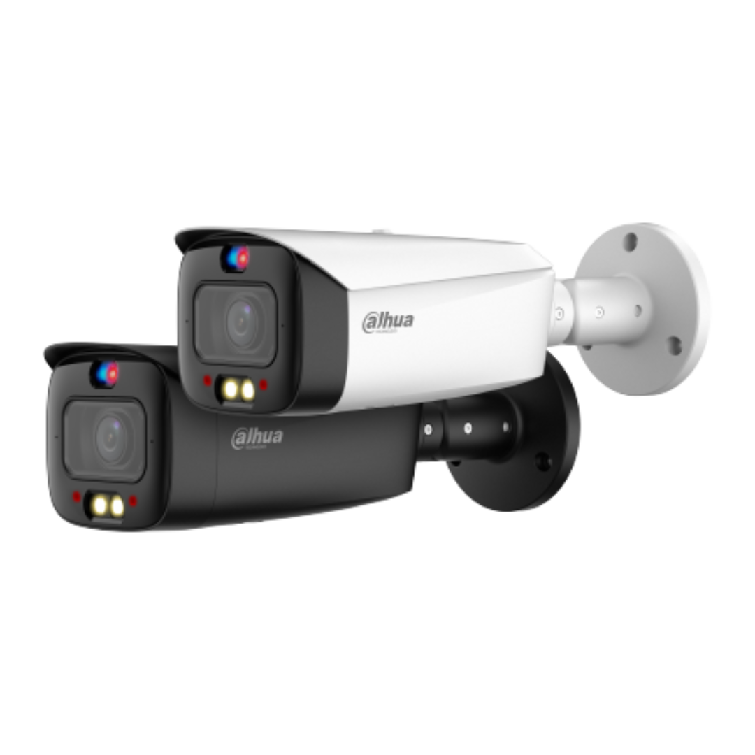 Dahua IR en witte LED camera