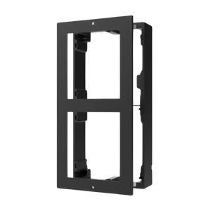Hikvision DS-KD-ACW2-B Black IP video intercom outdoor station, two-gang surface-mounted housing