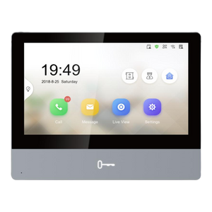 Hikvision DS-KH8350-WTE1 IP video intercom binnen monitor 7 inch IPS touchscreen, PoE, Wi-Fi