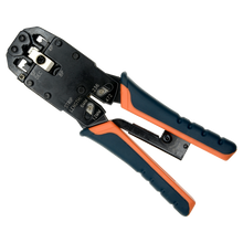 UMA CT-PRO Professionele krimptang met ratel voor RJ45,  RJ11 en RJ12 modulaire connectoren