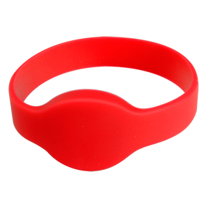 UMA RFID B-R RFID siliconen armband rood (10 stuks)