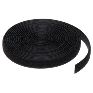 UMA VELCRO-5-19 zwarte dubbelzijdige klittenband kabelbinder op rol van 5 meter bij 19mm