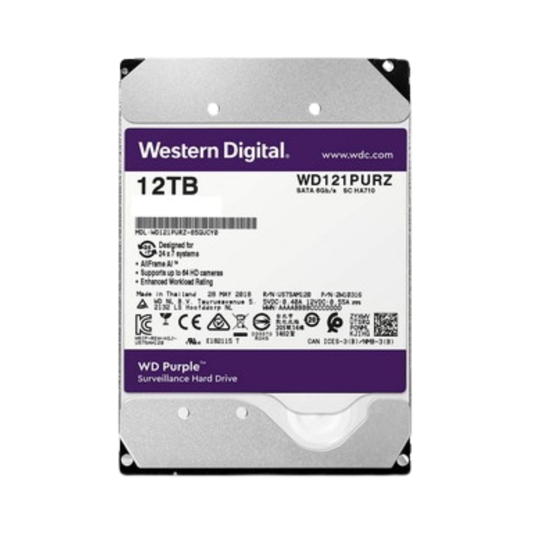 Western Digital CCTV harde schijf 12TB