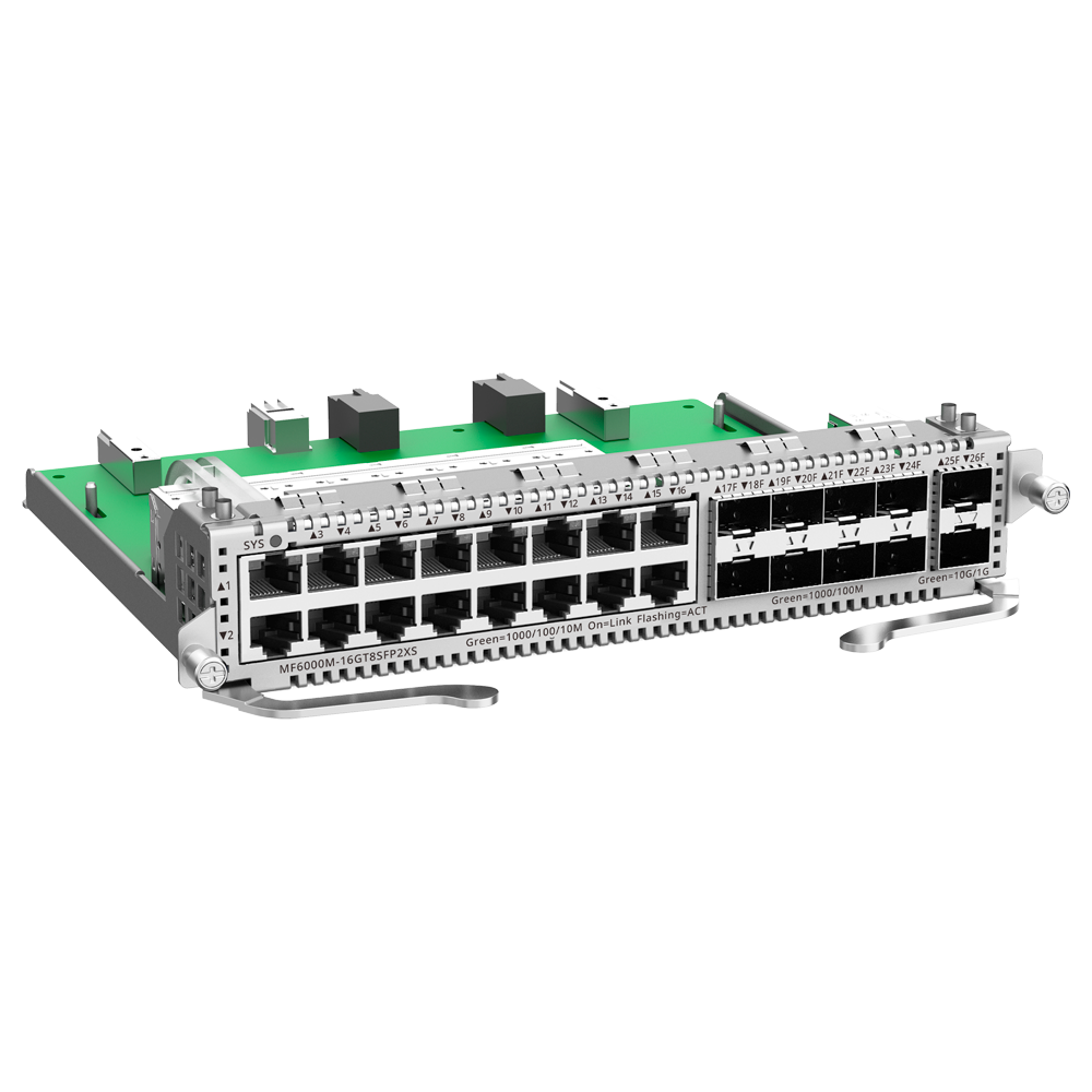 Reyee RG-MF6000M-16GT8SFP2XS – High-Performance Layer 3 Switch | 16x Gigabit + 8x SFP + 2x 10G Uplink