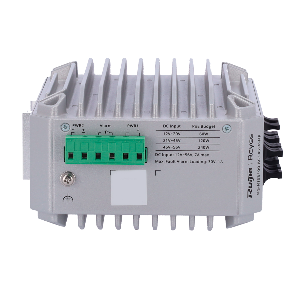 Reyee RG-NIS3100-8GT4SFP-HP – L2+ Cloud Managed Switch - 8x Gigabit PoE+ - 4x SFP Uplinks