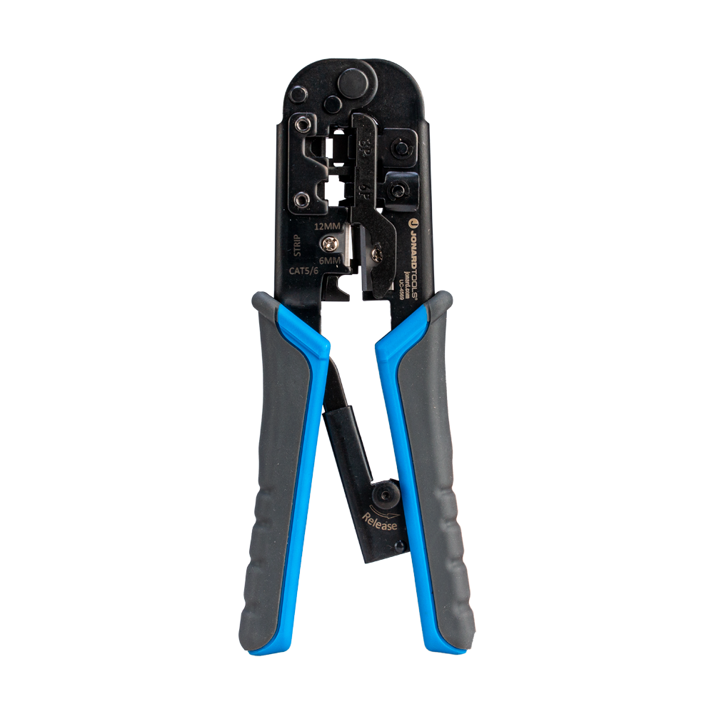 Jonard Tools UC-4569 – Pass-Through-Crimpzange – RJ11/RJ12/RJ45