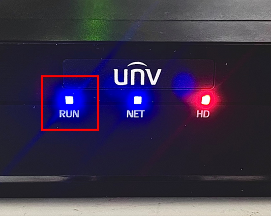 Uniview NVR start niet op, boot loop logo scherm. Wat nu?