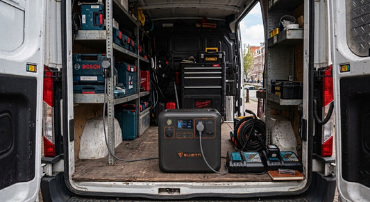 Draagbare stroomvoorziening voor werkbus en gereedschap: zo kies je de juiste powerstation