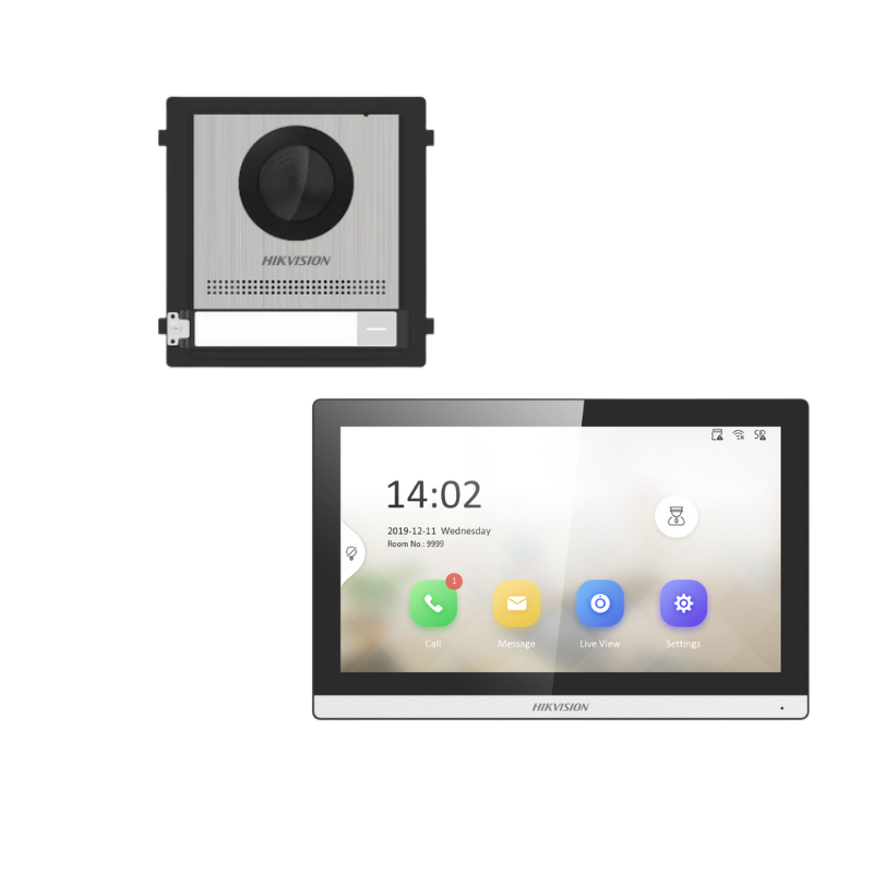 Hikvision intercom voor 5 appartementen met Mifare-ondersteuning: zo stel je het goed in