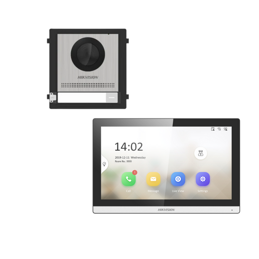 Hikvision intercom voor 5 appartementen met Mifare-ondersteuning: zo stel je het goed in