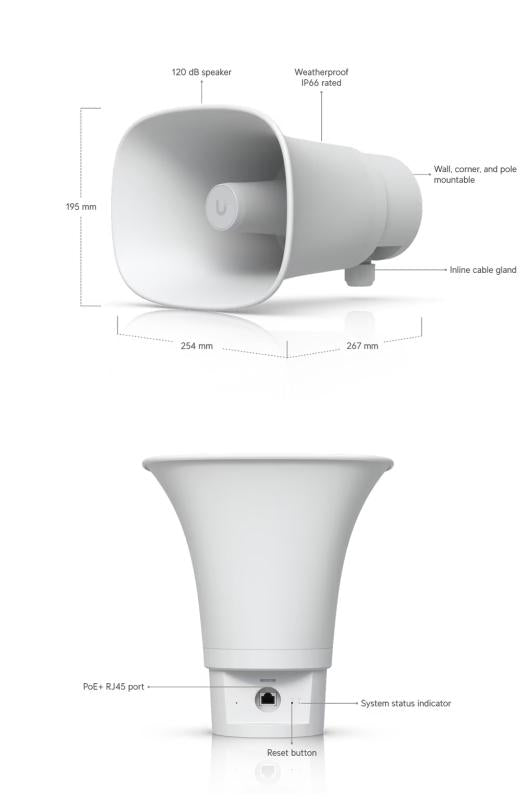 UniFi - AI Horn Speaker (White)