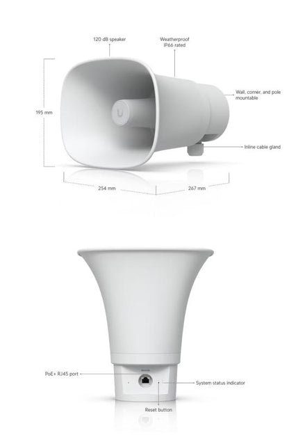 UniFi - AI Horn Speaker (White)