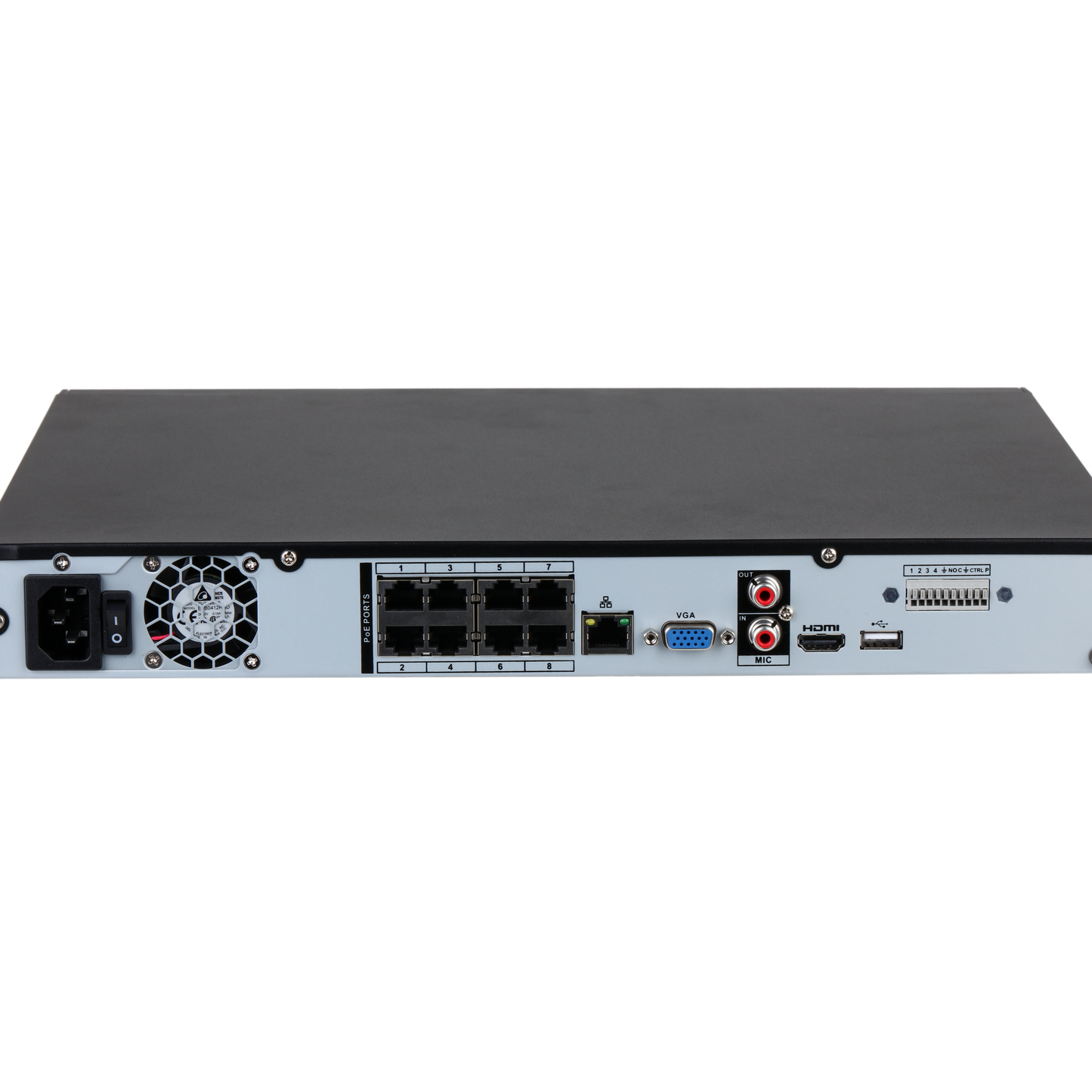 Dahua DHI-NVR4208-8P-4KS3 – 8-kanaals NVR - 4K - PoE+ - AI