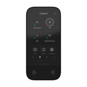 Ajax KeyPad TouchScreen Jeweller - codepaneel - app,  kaartlezer en taglezer