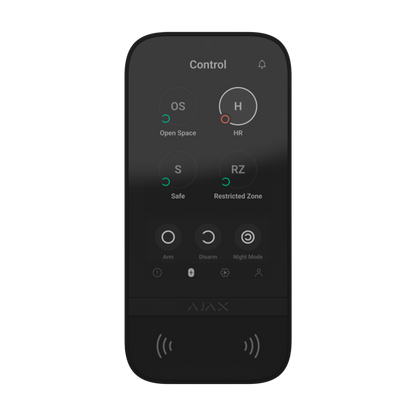 Ajax KeyPad TouchScreen zwart
