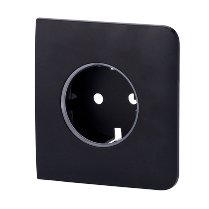Ajax stopcontact cover zwart