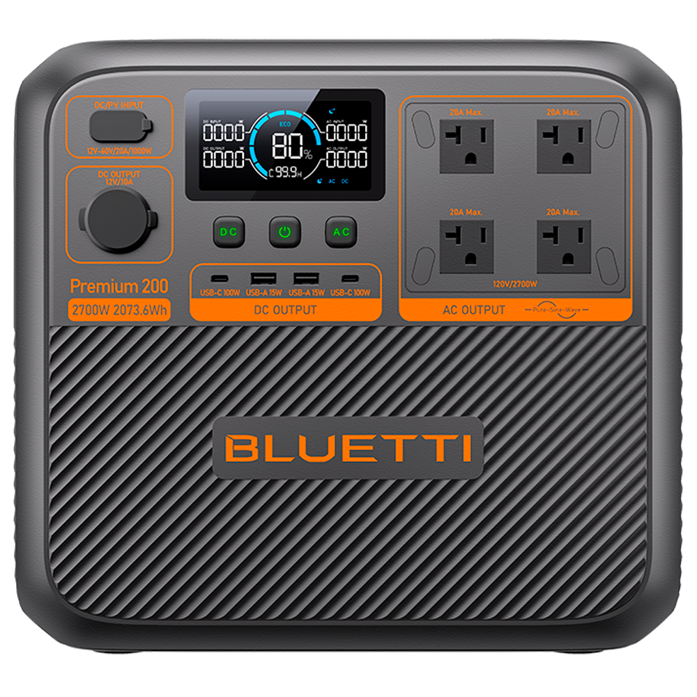 Bluetti Power Station 2074Wh – LiFePO4 – 2700W Output