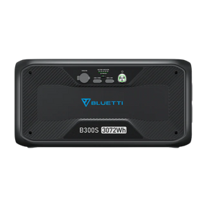 BLUETTI B300S expansion battery compatible with AC500, with 3072Wh capacity, 12V output for car and two USB ports