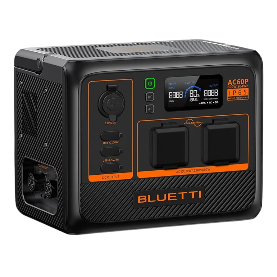 BLUETTI accu met 230V uitgangen