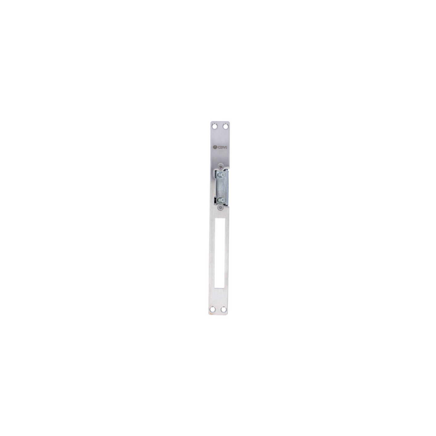 CDVI T290SIR12 elektrische sluitplaat ruststroom 12V DC met omkeerbare RVS voorplaat