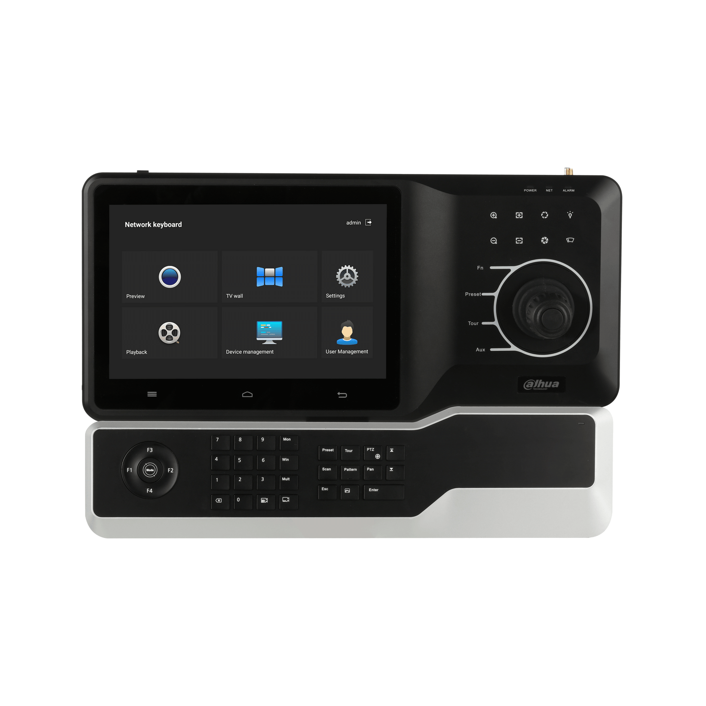 Dahua NKB5200F – Keyboard met touchscreen - Aansturen PTZ & NVR