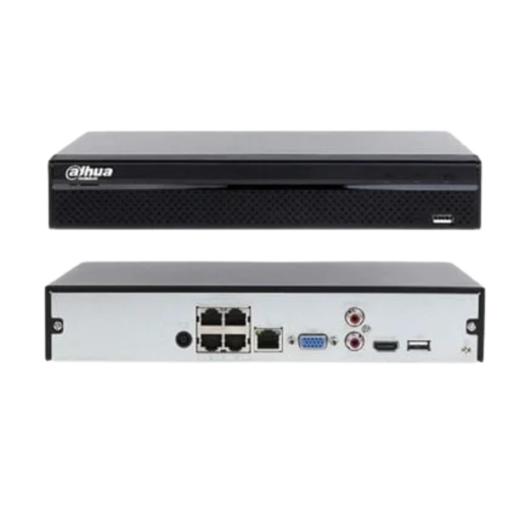 Dahua 4 kanaals PoE Netwerk Video Recorder