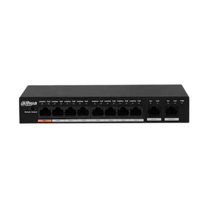 Dahua 8 poort PoE switch