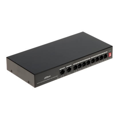 Dahua 8 poort PoE switch 802.3af/at
