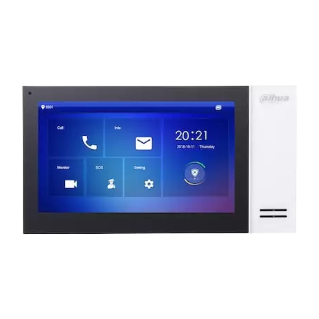 Dahua VTH2421FW-P IP video intercom indoor monitor network cable conne ...