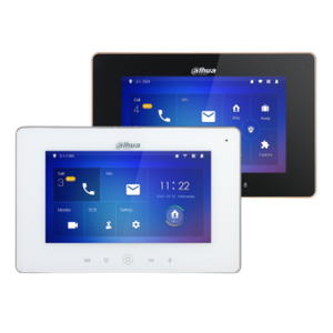 Dahua VTH5221D-S2 IP video intercom 7 inch touchscreen WiFi binnen monitor met PoE (zwarte omlijsting)