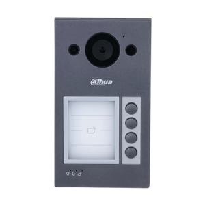 Dahua VTO3311Q-WP IP video intercom 1, 2 en 4-knop buiten station (netwerkkabel aansluiting) met PoE,  Wi-Fi en Mifare kaartlezer