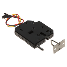 UMA EL-C-B7 zwart elektrisch slot voor locker kast cabinet met automatische opendrukken van deur bij opening slot