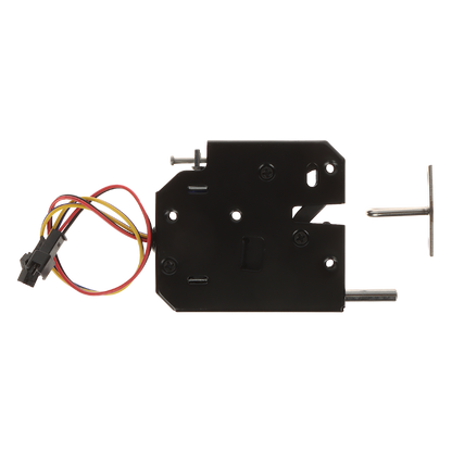 UMA EL-C-B7 zwart elektrisch slot voor locker kast cabinet met automatische opendrukken van deur bij opening slot