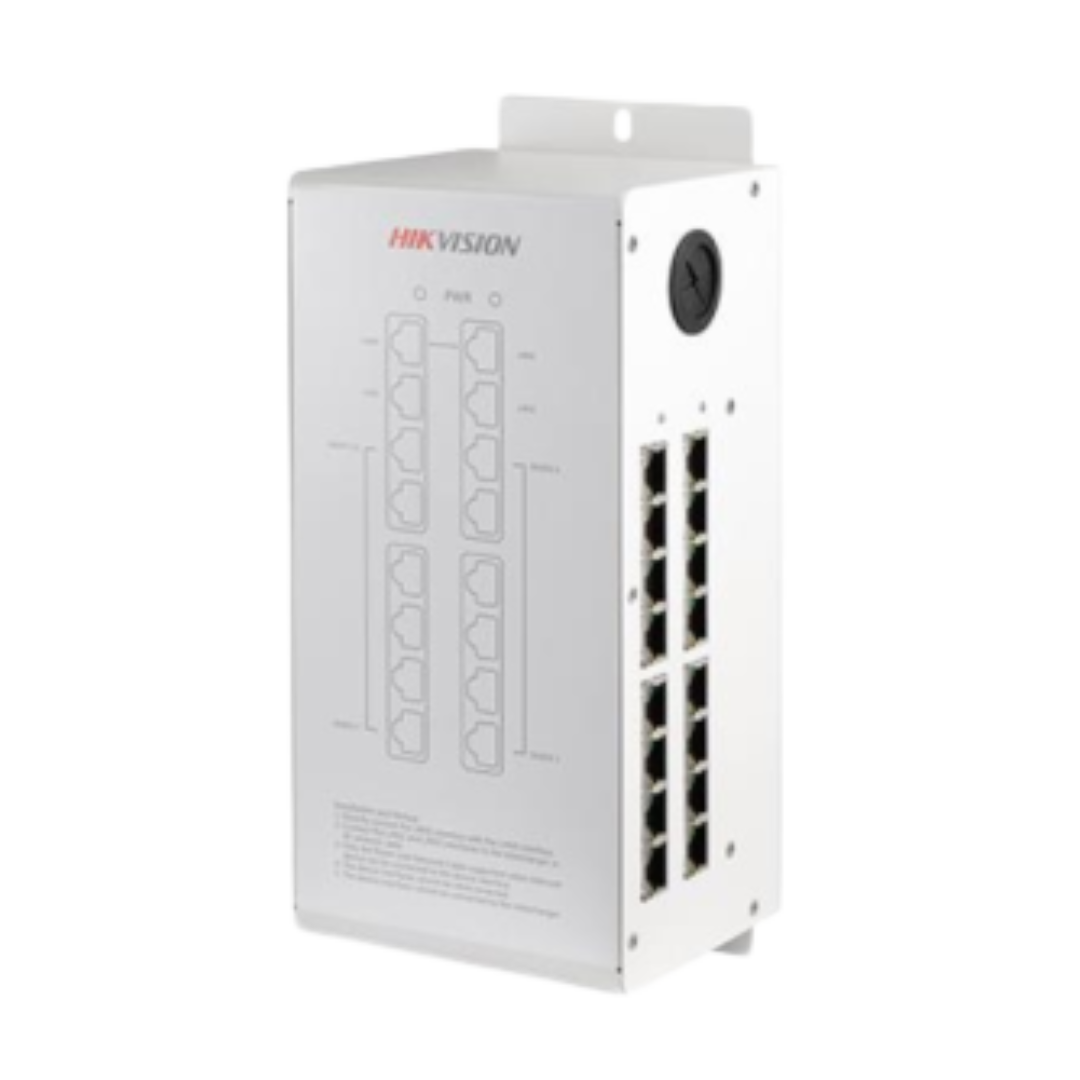 Hikvision 12-poorts PoE switch