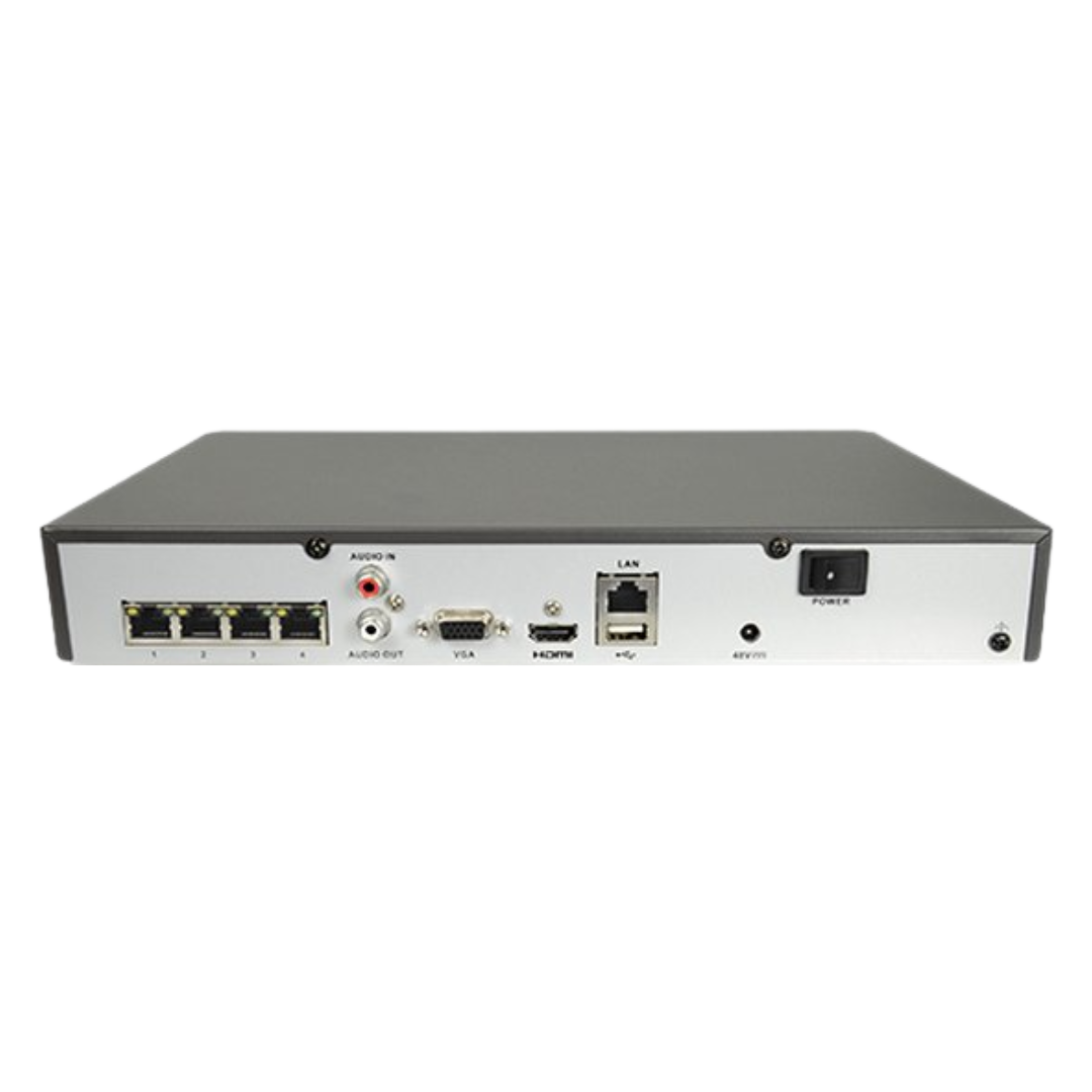 Hikvision PoE+ NVR 4 kanalen
