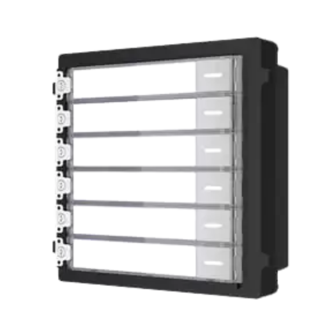 Hikvision DS-KD-KK/S IP video intercom buiten station 6-voudige drukkn ...
