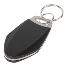 UMA Mifare luxe tag zwart met metaal en serienummer en met key ring