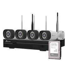 Nivian KIT1030W6-4CAM – 4x WiFi camera's - Inclusief 10ch NVR en 1TB harde schijf