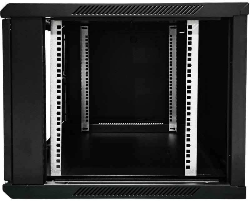 UMA RA19-9U-600 – 9-HE-Wandverteiler (Netzwerkschrank) – Glastür – 600 mm tief