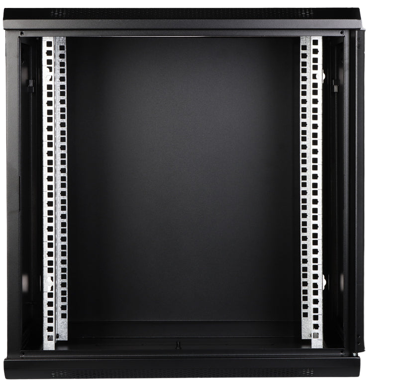 UMA RA19-12U-450 – Wandverteiler – 12 HE – abschließbare Glastür – 600 × 640 × 450 mm