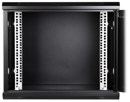 UMA RA19-9U-450 – Patchkast wand - met glazen afsluitbare deur (600x505x450mm)