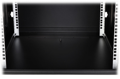 UMA RA19-12U-600 – Patchkast wand - met glazen afsluitbare deur (600x640x600mm)