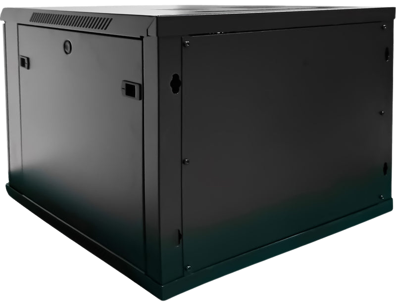 UMA RA19-9U-600 – 9-HE-Wandverteiler (Netzwerkschrank) – Glastür – 600 mm tief