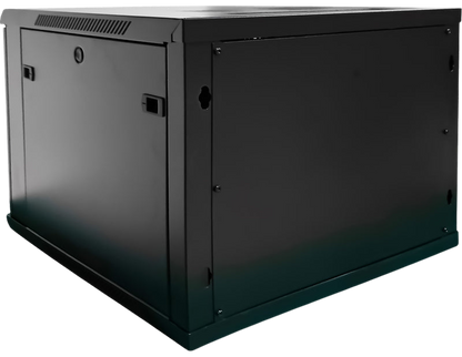 UMA RA19-9U-600 – 9-HE-Wandverteiler (Netzwerkschrank) – Glastür – 600 mm tief
