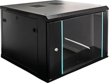 UMA RA19-9U-600 – Patchkast wand - met glazen afsluitbare deur (600x505x600mm)