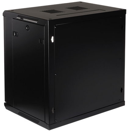 UMA RA19-12U-450 – Wandverteiler – 12 HE – abschließbare Glastür – 600 × 640 × 450 mm