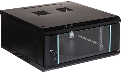 UMA RA19-4U-600 – 4U 19-Inch Wall Cabinet – Glass Door – 600 mm Deep