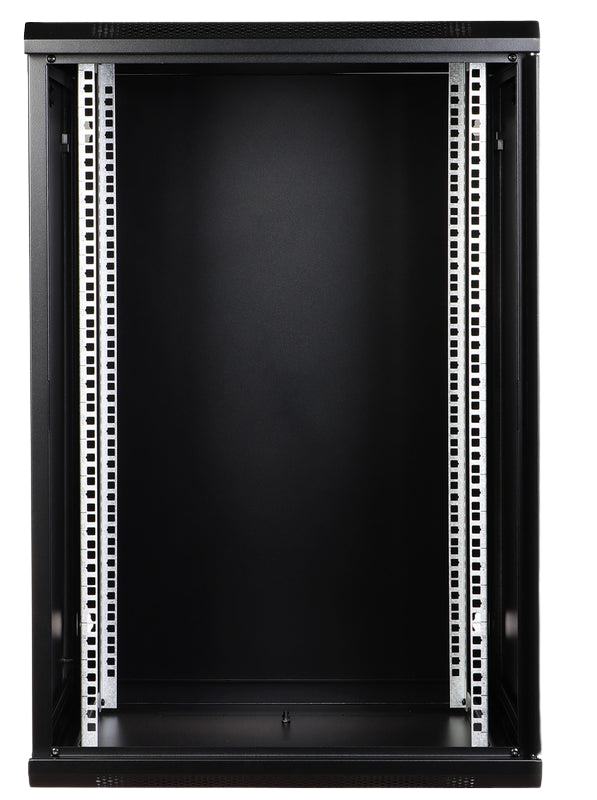 UMA RA19-18U-600 – Patchkast wand - met glazen afsluitbare deur (600x905x600mm)